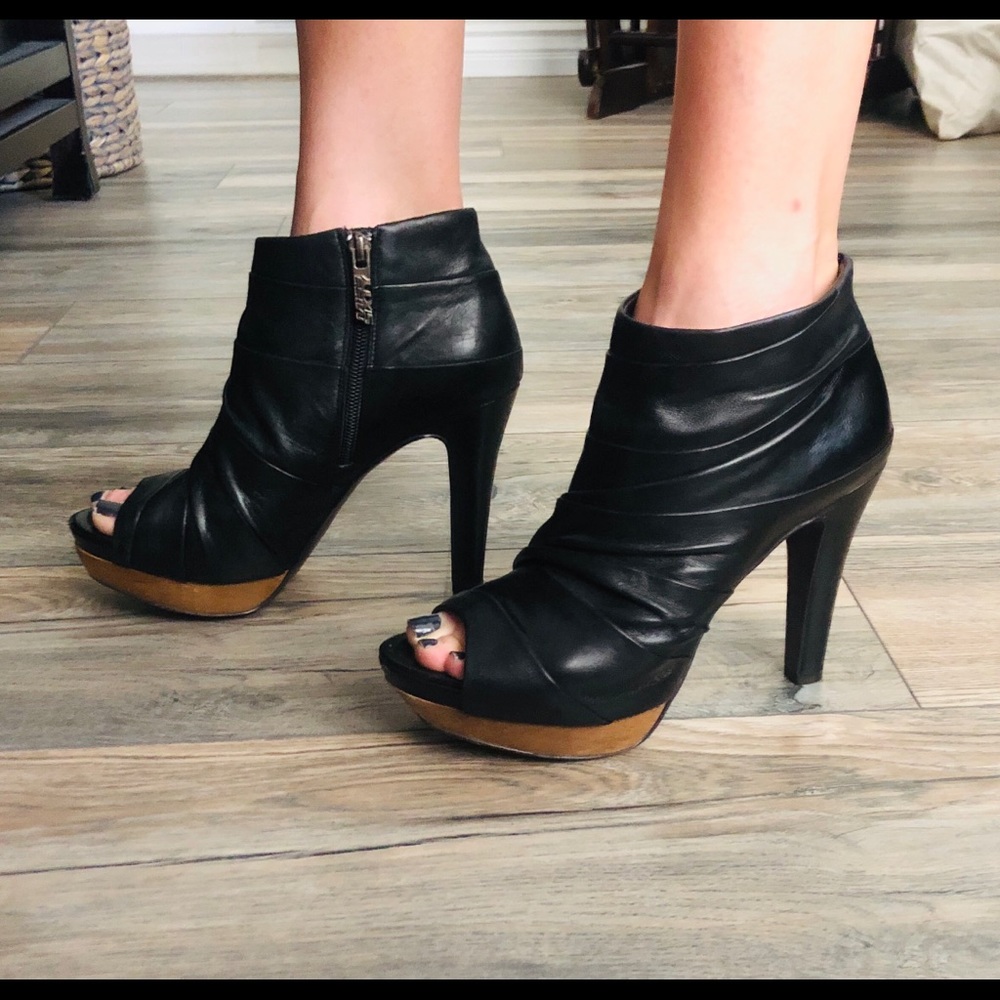 Miss sixty open toe booties size 38.5